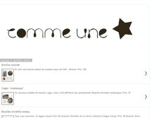 Tablet Screenshot of comme1etoile.blogspot.com