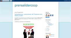 Desktop Screenshot of prensalidercoop.blogspot.com
