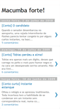 Mobile Screenshot of macumbaforte.blogspot.com