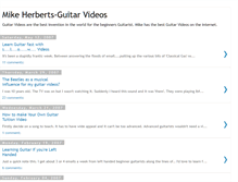 Tablet Screenshot of guitarvideos6string.blogspot.com