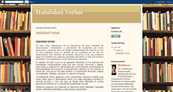 Desktop Screenshot of habilidadmente-habilidadverbal.blogspot.com