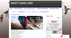 Desktop Screenshot of besttamilsms.blogspot.com