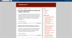 Desktop Screenshot of aishwaryaraibollywood.blogspot.com