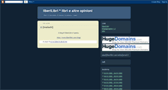 Desktop Screenshot of liberilibriblog.blogspot.com