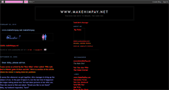 Desktop Screenshot of makehimpay.blogspot.com