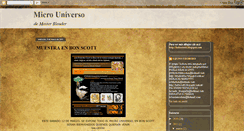Desktop Screenshot of habmicrouniverso.blogspot.com