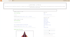 Desktop Screenshot of lovinglydia.blogspot.com