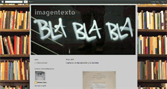 Desktop Screenshot of imagen-texto.blogspot.com