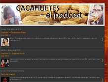 Tablet Screenshot of cacahueteselpodcast.blogspot.com