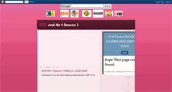 Desktop Screenshot of jodinos3live.blogspot.com