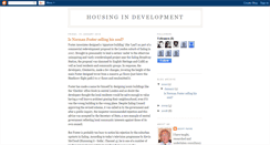 Desktop Screenshot of housingindevelopment.blogspot.com