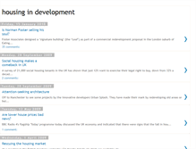 Tablet Screenshot of housingindevelopment.blogspot.com