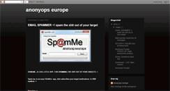 Desktop Screenshot of anonyopseurope.blogspot.com