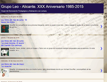 Tablet Screenshot of grupoleoalicante.blogspot.com