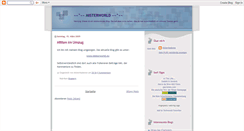 Desktop Screenshot of misterworld.blogspot.com
