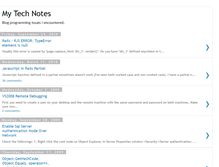 Tablet Screenshot of mytechissues.blogspot.com
