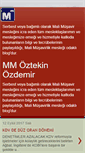 Mobile Screenshot of mmoztekinozdemir.blogspot.com