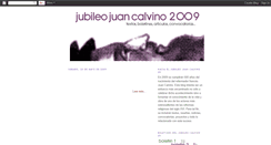 Desktop Screenshot of jcalvino-jubileo-2009.blogspot.com