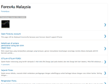 Tablet Screenshot of forex4umalaysia.blogspot.com