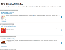 Tablet Screenshot of info-kesehatan-kita.blogspot.com