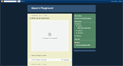 Desktop Screenshot of masonsplayground.blogspot.com