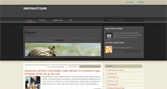 Desktop Screenshot of instructiuni.blogspot.com