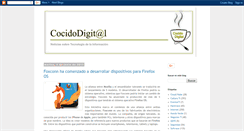 Desktop Screenshot of cocidodigital.blogspot.com