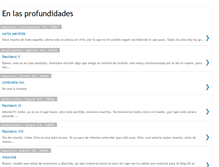 Tablet Screenshot of enlasprofundidades.blogspot.com
