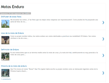Tablet Screenshot of motosenduro.blogspot.com