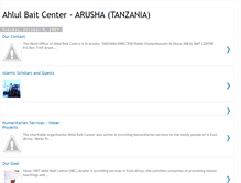 Tablet Screenshot of ahlulbaitcenters.blogspot.com