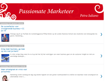 Tablet Screenshot of passionatemarketeer.blogspot.com