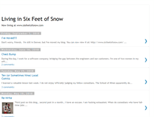 Tablet Screenshot of 6feetofsnow.blogspot.com