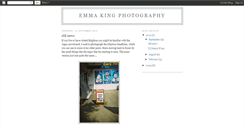 Desktop Screenshot of emmakingphotography.blogspot.com