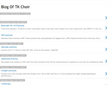 Tablet Screenshot of choirtk.blogspot.com