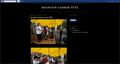 Desktop Screenshot of mountainsummerfete.blogspot.com