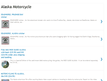 Tablet Screenshot of alaskamotorcycle.blogspot.com