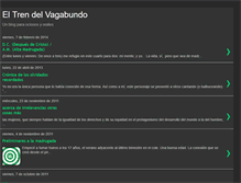 Tablet Screenshot of eltrendelvagabundo.blogspot.com