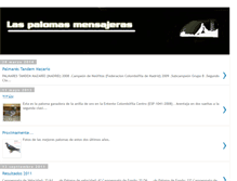 Tablet Screenshot of laspalomasmensajeras.blogspot.com