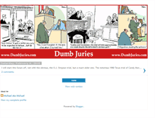 Tablet Screenshot of dumbjuries.blogspot.com