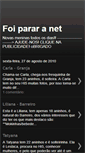 Mobile Screenshot of foi-parar-a-net.blogspot.com