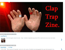 Tablet Screenshot of claptrapzine.blogspot.com