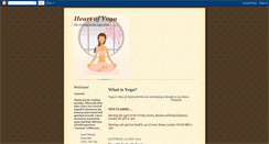 Desktop Screenshot of heartofyoga.blogspot.com