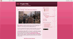 Desktop Screenshot of fragilekitty.blogspot.com