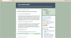 Desktop Screenshot of easyinkjetrefills.blogspot.com