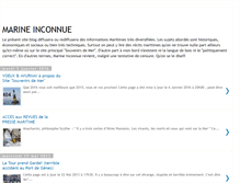 Tablet Screenshot of marine-inconnue.blogspot.com