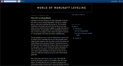 Desktop Screenshot of faster-wow-leveling.blogspot.com