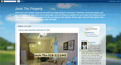 Desktop Screenshot of jovinproperty.blogspot.com