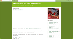 Desktop Screenshot of ekologiskahus.blogspot.com