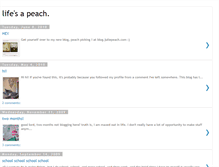 Tablet Screenshot of hellopeach.blogspot.com