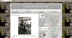 Desktop Screenshot of losinglittlepiecesofme.blogspot.com